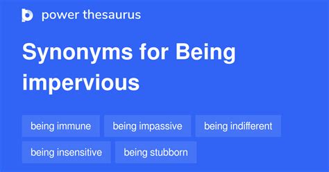 impervious adjective. . Thesaurus impervious